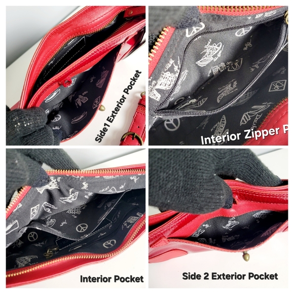 🔥NWT Donald J Pliner Patent Leather Wristlet Clutch - Picture 5 of 16